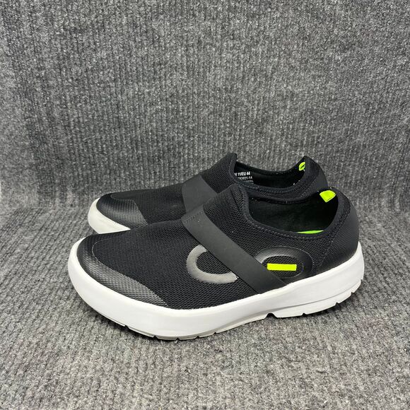 OOFOS Oomg Low Recovery Shoes Mesh Black White Slip On Comfort Mens Size 11 main image 4